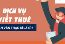 Dịch Vụ Viết Thuê Luận Văn Uy Tín
